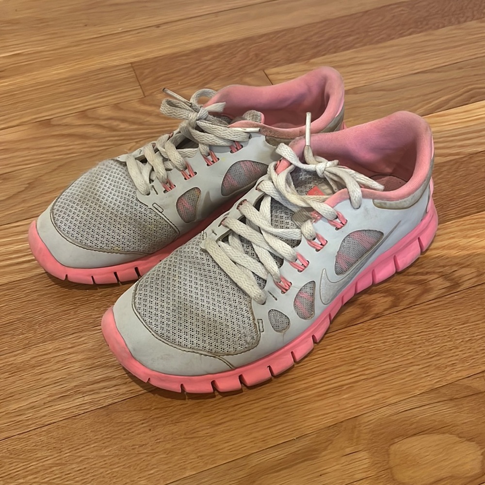 Pink Nike Free 5.0 Sneakers
